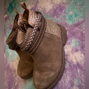 Carter's Brown Glitter Kids Boots